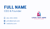 Retail Ecommerce Shopping Business Card Design