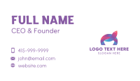 Abstract Gradient Tortoise Business Card