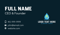 Water Droplet Leaf Business Card