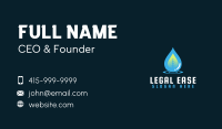 Water Droplet Leaf Business Card