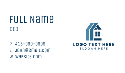 Apartment House Property Business Card Image Preview