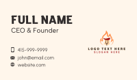 Fire Chili Grilling Business Card Design