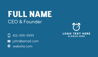 Alarm Clock Business Card example 1