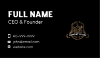 Outdoor Night Forest  Business Card