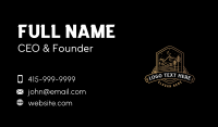 Outdoor Night Forest  Business Card