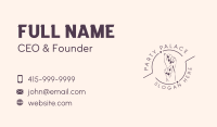 Nail Spa Salon Business Card