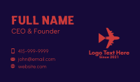 Passenger Business Card example 2