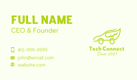 Eco Friendly Car  Business Card