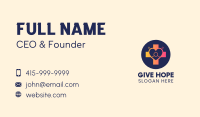 Healthcare Charity Cross Business Card Image Preview