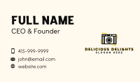 Polaroid Camera Photography Business Card