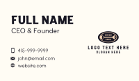 Bodybuilding Barbell Gym Business Card