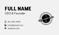 Circle Star Stamp Business Card