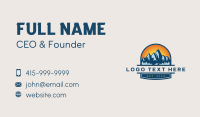 Outdoor Mountain Trekking Business Card