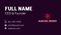 Ninja Assassin Warrior Business Card Image Preview