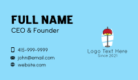 Desk Lamp Business Card example 4