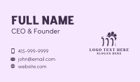 Feminine Floral Stylist Business Card