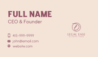Italic Business Card example 3