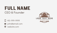 Hammer House Carpentry Business Card Design