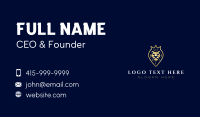 Royal Lion Crown Business Card Design