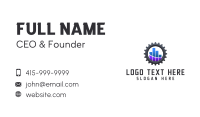  Industrial Business Graph Business Card