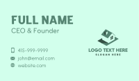 Green Real Estate House Business Card
