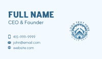 Janitorial Pressure Washer Business Card Design