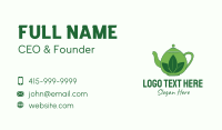 Green Tea Pot Business Card