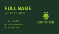 Green Fruit Sunset Horizon Business Card