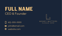 Gold Firm Corporation Business Card
