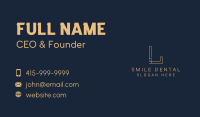 Gold Firm Corporation Business Card