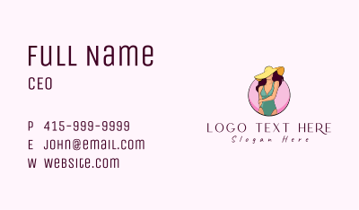 Classy Fashion Hat  Business Card Image Preview