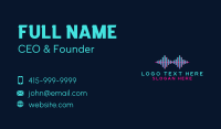 Recording Business Card example 2