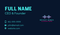 Sound Business Card example 3