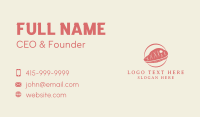 Red Grilled Steak Business Card Design