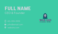 Scary Halloween Skull Business Card