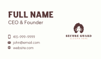 Hairdresser Salon Woman Business Card