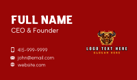 Flaming Bull Gaming Business Card
