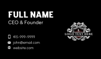 Shield Crown Monarchy Business Card