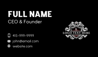 Shield Crown Monarchy Business Card Design