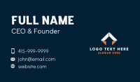 Finance Bank Arrow  Business Card Design