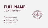 Needle Business Card example 2