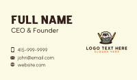 Food Critic Business Card example 2