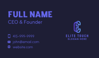 Digital Marketing Letter CE Business Card