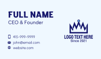 Blue Digital Crown  Business Card