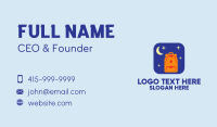 Backpack Business Card example 1