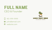 Organic Healthy Coconut  Business Card