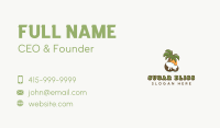 Organic Healthy Coconut  Business Card Image Preview