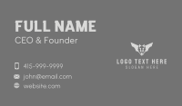 Gray Lion Bat  Business Card