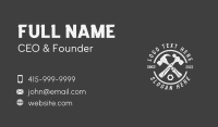 Circle Carpentry Tools Business Card