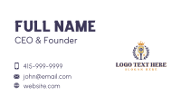 Pickleball Crown Varsity Business Card